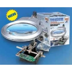 Loeplamp 2 Led & Helpende Hand -27022