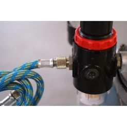 Airbrush Dual Action & Compressor & Drukvat & Water / Lucht Afscheider & Gewapende Slang