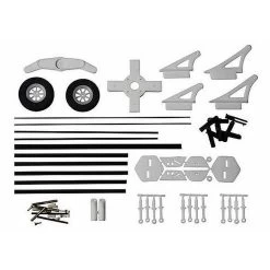 Aanstuur Set, Wielen, Rudderhoorntjes En Andere Klein Onderdelen Indoor Vliegtuig -1-01031