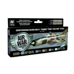 Air Paint Set - Soviet/Russian Colors MiG-21 Fishbed From 50s To 90s