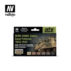Air Paint Set - WWII USMC Colors Sand Patterns 1942-1945